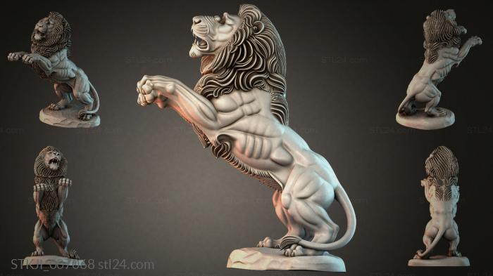 Animal figurines (STKJI_007068) 3D models for cnc