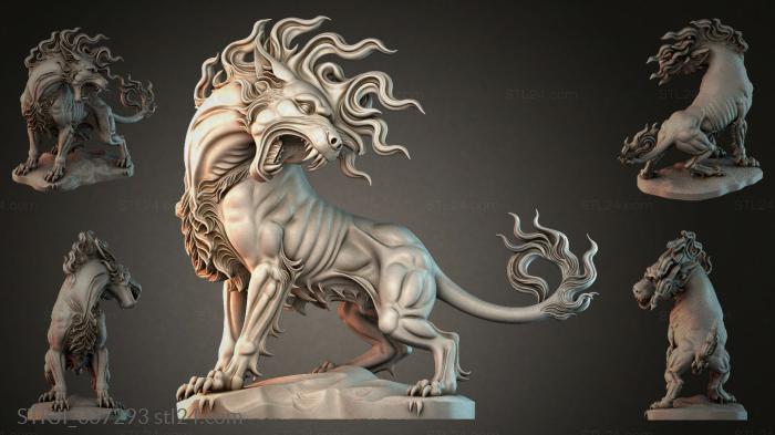 Animal figurines (STKJI_007293) 3D models for cnc