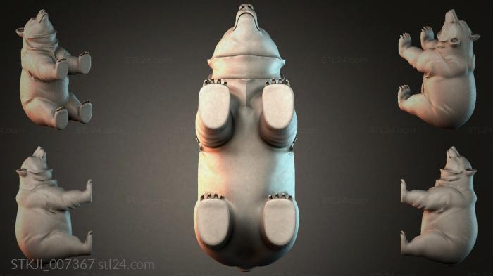 Animal figurines (STKJI_007367) 3D models for cnc