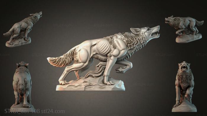 Animal figurines (STKJI_007408) 3D models for cnc