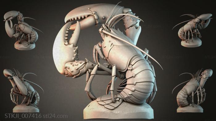 Animal figurines (STKJI_007416) 3D models for cnc