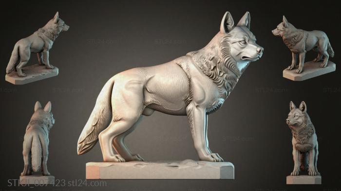 Animal figurines (STKJI_007423) 3D models for cnc