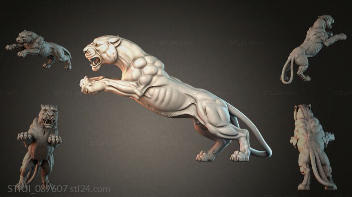 Animal figurines (STKJI_007607) 3D models for cnc
