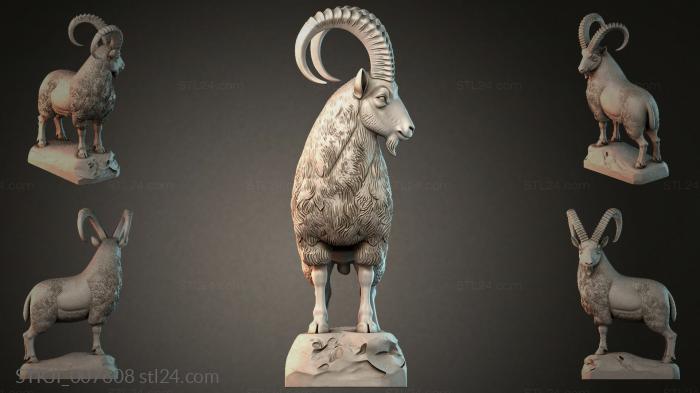 Animal figurines (STKJI_007608) 3D models for cnc
