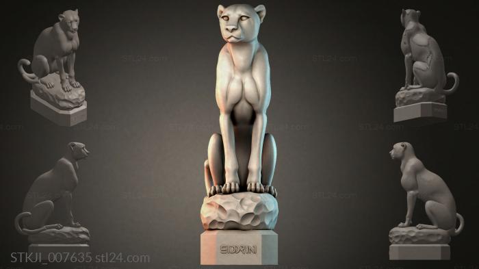 Animal figurines (STKJI_007635) 3D models for cnc