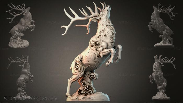 Animal figurines (STKJI_008053) 3D models for cnc