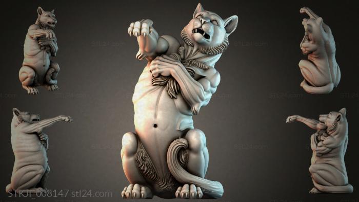 Animal figurines (STKJI_008147) 3D models for cnc