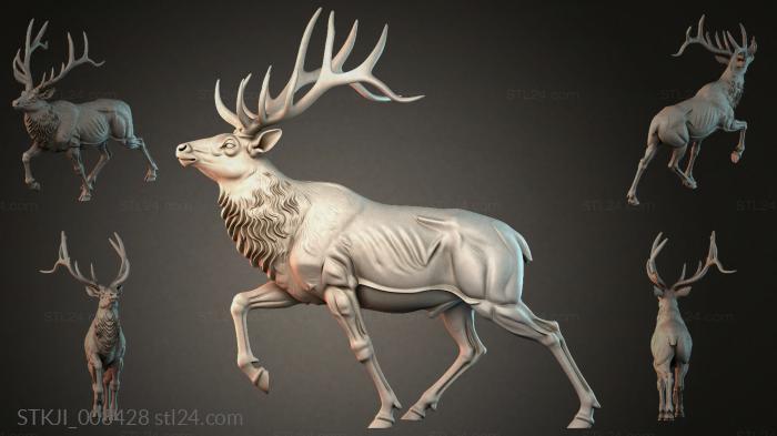 Animal figurines (STKJI_008428) 3D models for cnc