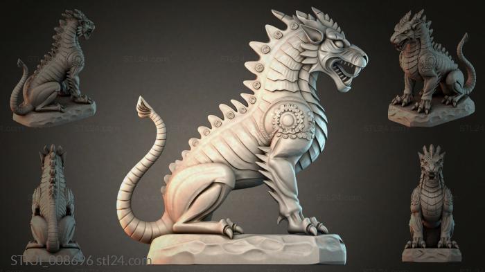 Animal figurines (STKJI_008696) 3D models for cnc