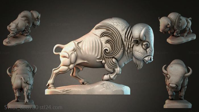 Animal figurines (STKJI_008730) 3D models for cnc