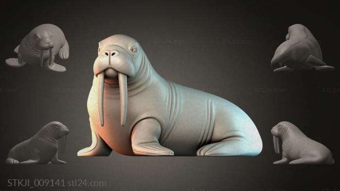 Animal figurines (STKJI_009141) 3D models for cnc