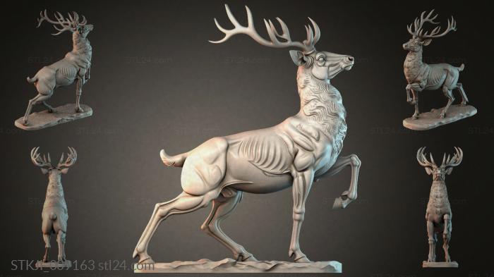 Animal figurines (STKJI_009163) 3D models for cnc