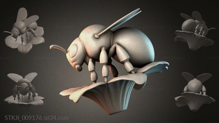 Муравей на цветке 3D модель