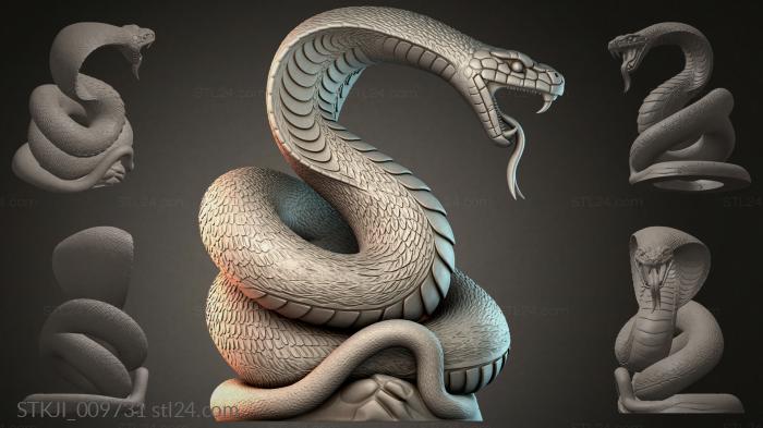Cobra with open hood 3d STL model