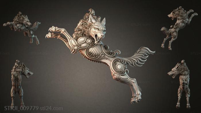 Animal figurines (STKJI_009779) 3D models for cnc