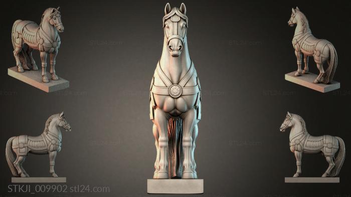 Animal figurines (STKJI_009902) 3D models for cnc