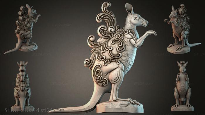 Animal figurines (STKJI_010514) 3D models for cnc