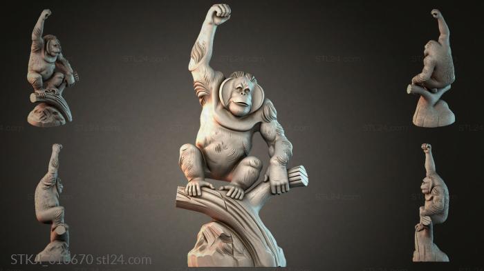 Animal figurines (STKJI_010670) 3D models for cnc