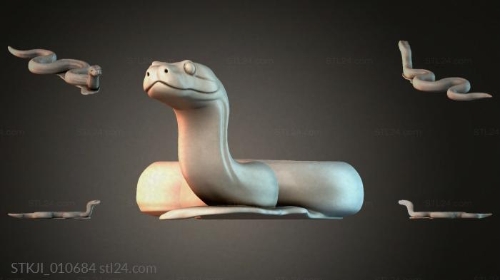 Cobra snake with raised head 3D model 3d STL model