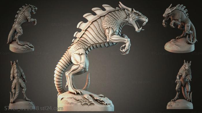 Animal figurines (STKJI_011058) 3D models for cnc