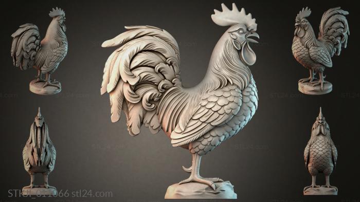 Animal figurines (STKJI_011066) 3D models for cnc