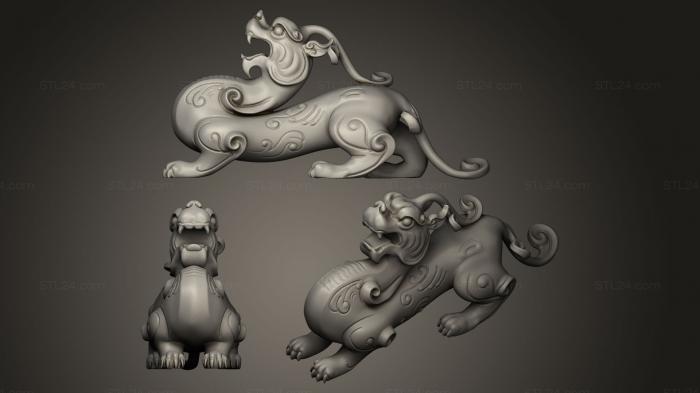 Pi Xiu style chinese lion
