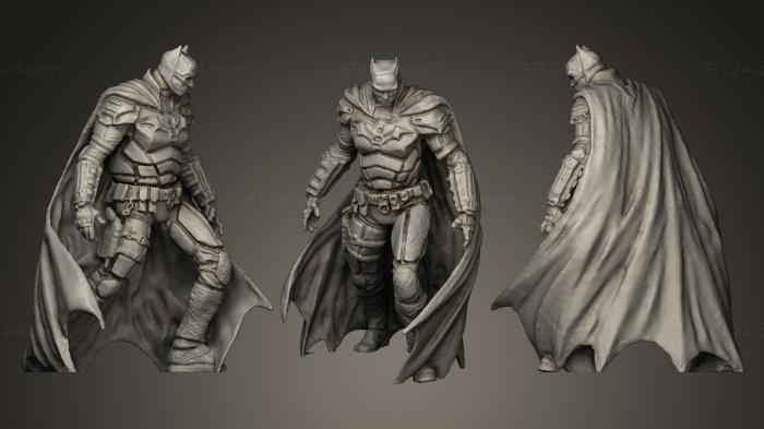 Figurines heroes, monsters and demons (Batman 2022 35mm FIGURE, STKM_0128) 3D models for cnc