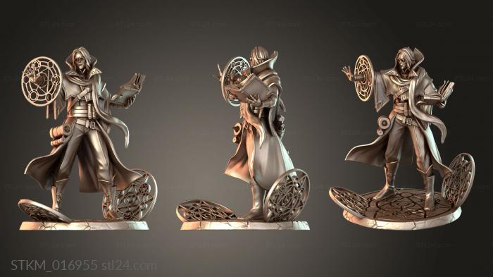 Figurines heroes, monsters and demons (Abelard the Stargazer, STKM_016955) 3D models for cnc