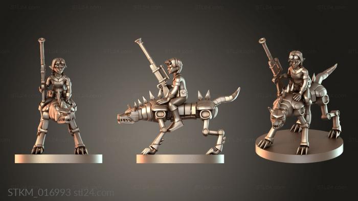Adventurers Artificer Female Gnome with Iron Defender Mount