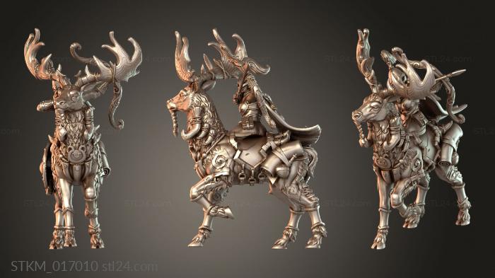 Agnete the Troll Hunter on Elk