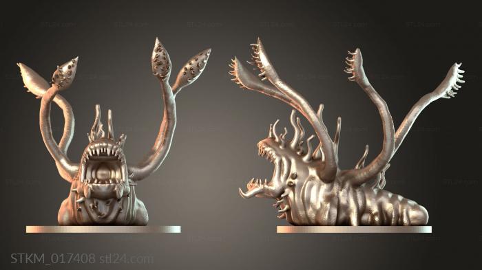 Статуэтки герои, монстры и демоны (Форма Балханнота, STKM_017408) 3D модель для ЧПУ станка