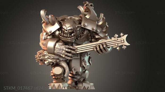 Статуэтки герои, монстры и демоны (Василиск Злобный, STKM_017467) 3D модель для ЧПУ станка