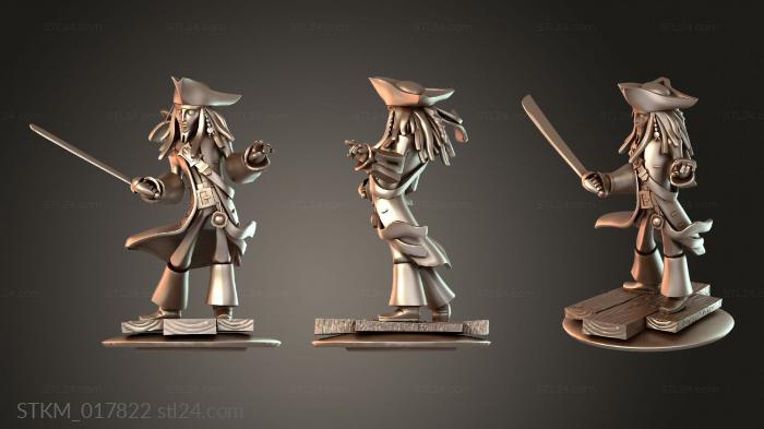 Cartoon Style Jack Sparrow