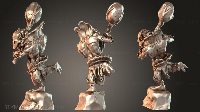 Figurines heroes, monsters and demons (Daemon Plagueling, STKM_018161) 3D models for cnc