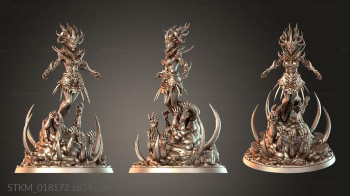 Figurines heroes, monsters and demons (Dante’s Inferno Beatrice, STKM_018172) 3D models for cnc