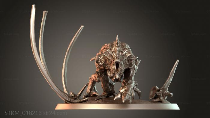 Figurines heroes, monsters and demons (Darkness Claw, STKM_018213) 3D models for cnc