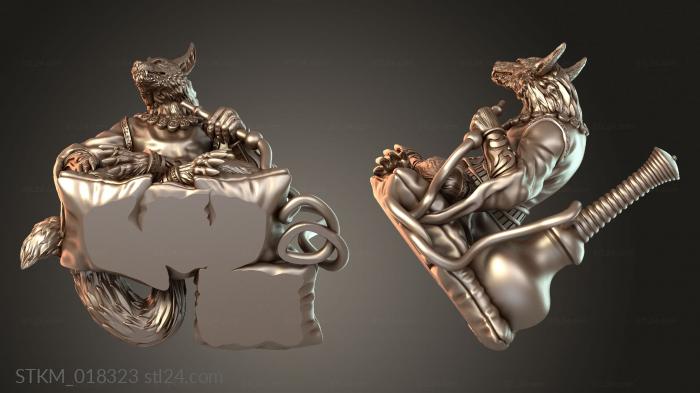 Demonic Arcanaloth Smoking Pipe