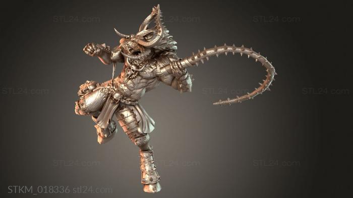 Demonic Minotaur with Whip