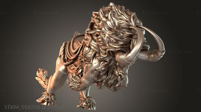 Devilhorn Bull Mount Attacking