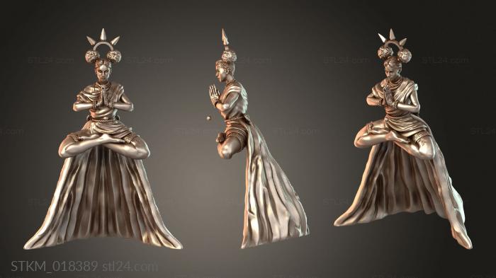 Divine Priestess in Meditation Main