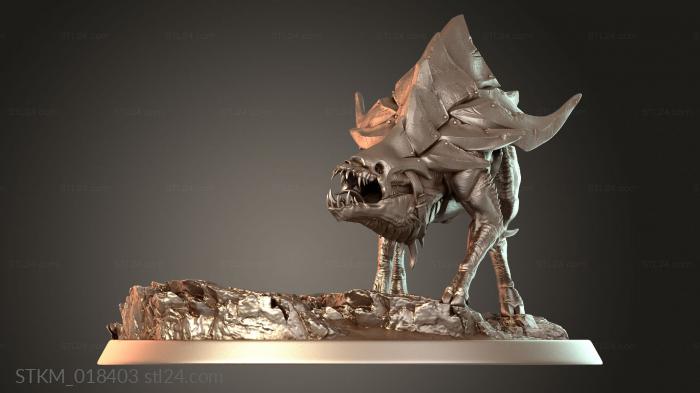 Dog Couple Armored Plate