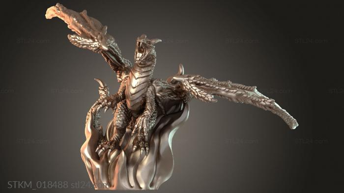 Dragonblood Clan Chieftain with Familiar