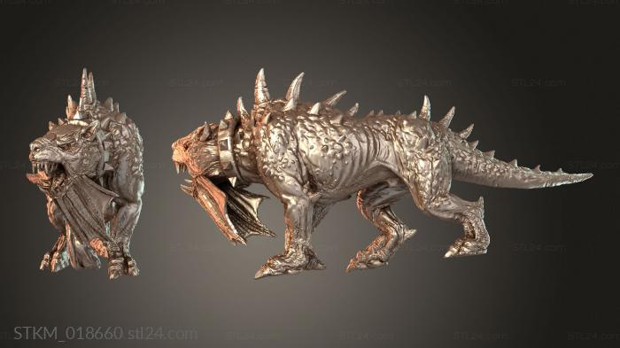 Figurines heroes, monsters and demons (Eman Devil Dogs Vicious, STKM_018660) 3D models for cnc