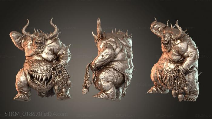 Figurines heroes, monsters and demons (Eman Grand, STKM_018670) 3D models for cnc