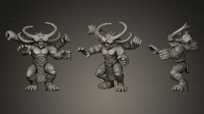 Figurines heroes, monsters and demons (Dual Fang Fighter Duel Masters RCToyChallenge, STKM_0187) 3D models for cnc