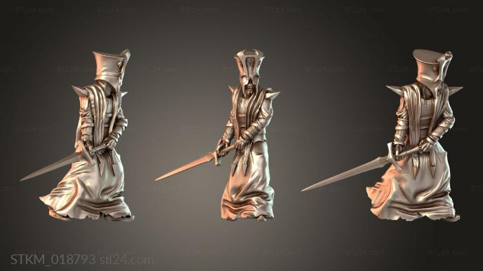 Figurines heroes, monsters and demons (Evil Herald Saucar Walker, STKM_018793) 3D models for cnc