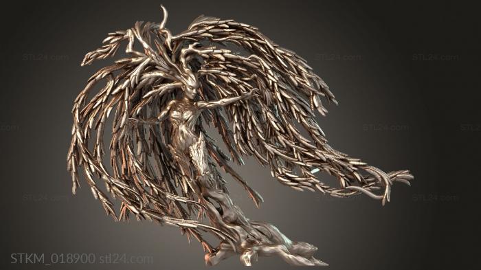 Figurines heroes, monsters and demons (Felillyah Willow Dryad Summerbloom, STKM_018900) 3D models for cnc