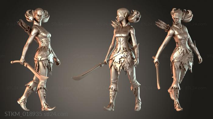 Fey Elf Autumn Sword Dancer