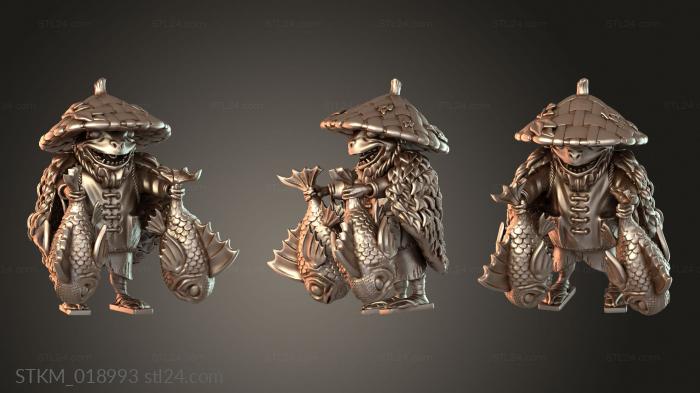 Figurines heroes, monsters and demons (Fishermen Coastal Crew, STKM_018993) 3D models for cnc