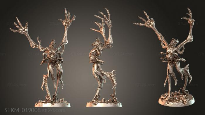 Figurines heroes, monsters and demons (Flayed Aberration Yowler, STKM_019008) 3D models for cnc